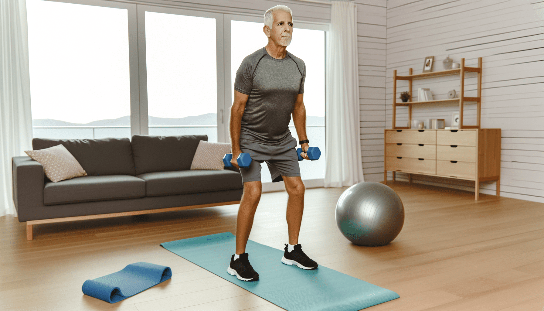 Home Fitness Simplified: Effective Workouts for Senior Men
