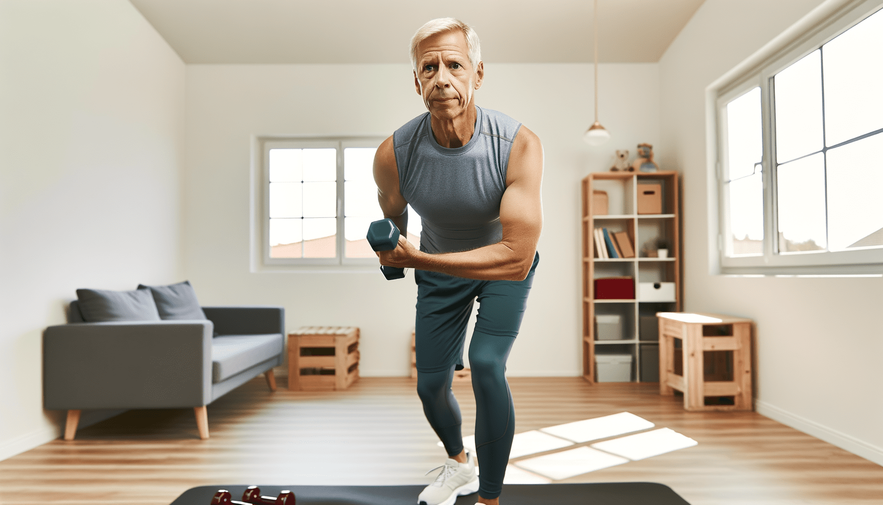 Home-Based Heroics: Custom Workout Routines for Men 55+